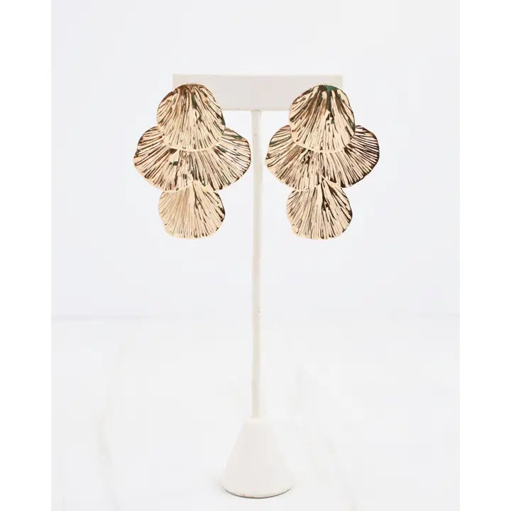 Geona Petal Chandelier Earrings