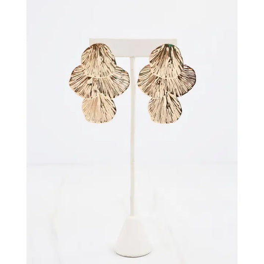 Geona Petal Chandelier Earrings