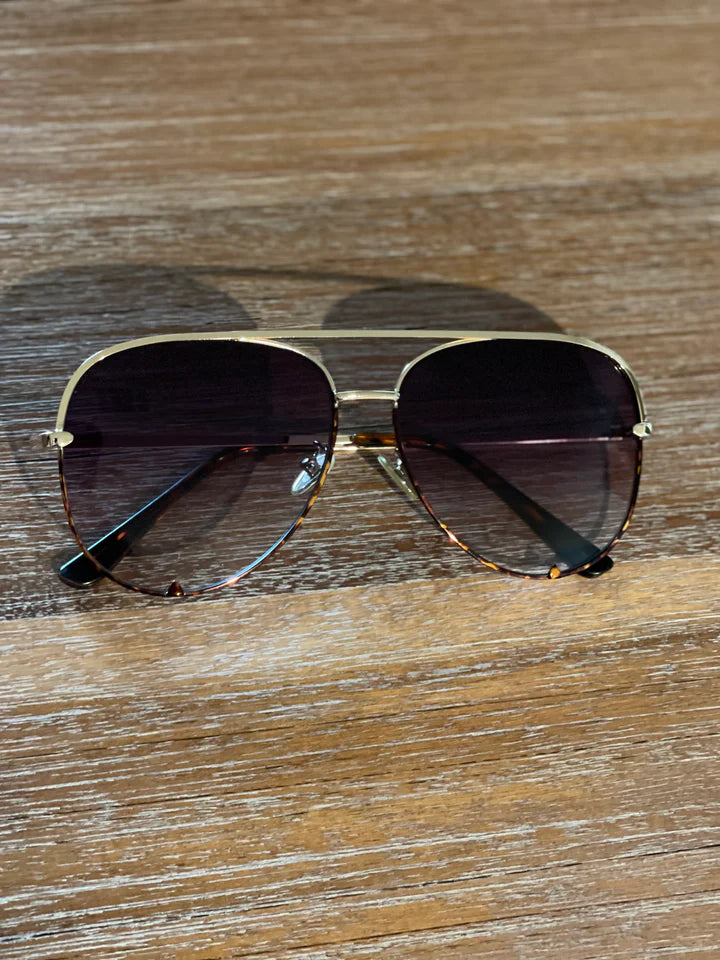 Classic Aviator Cheetah Sunglasses