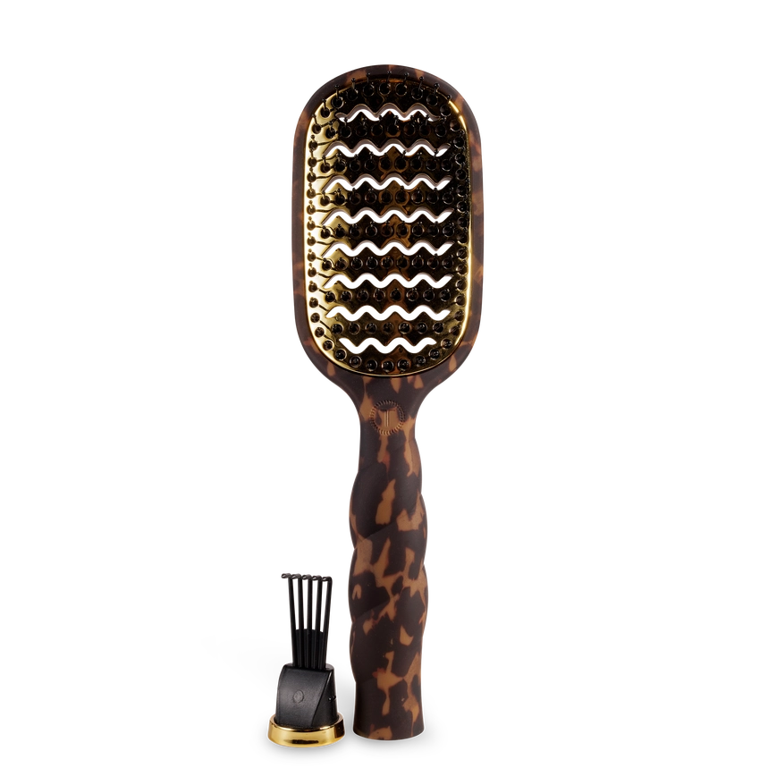 Vented Brush Teletie Full Size Brush, Tortoise