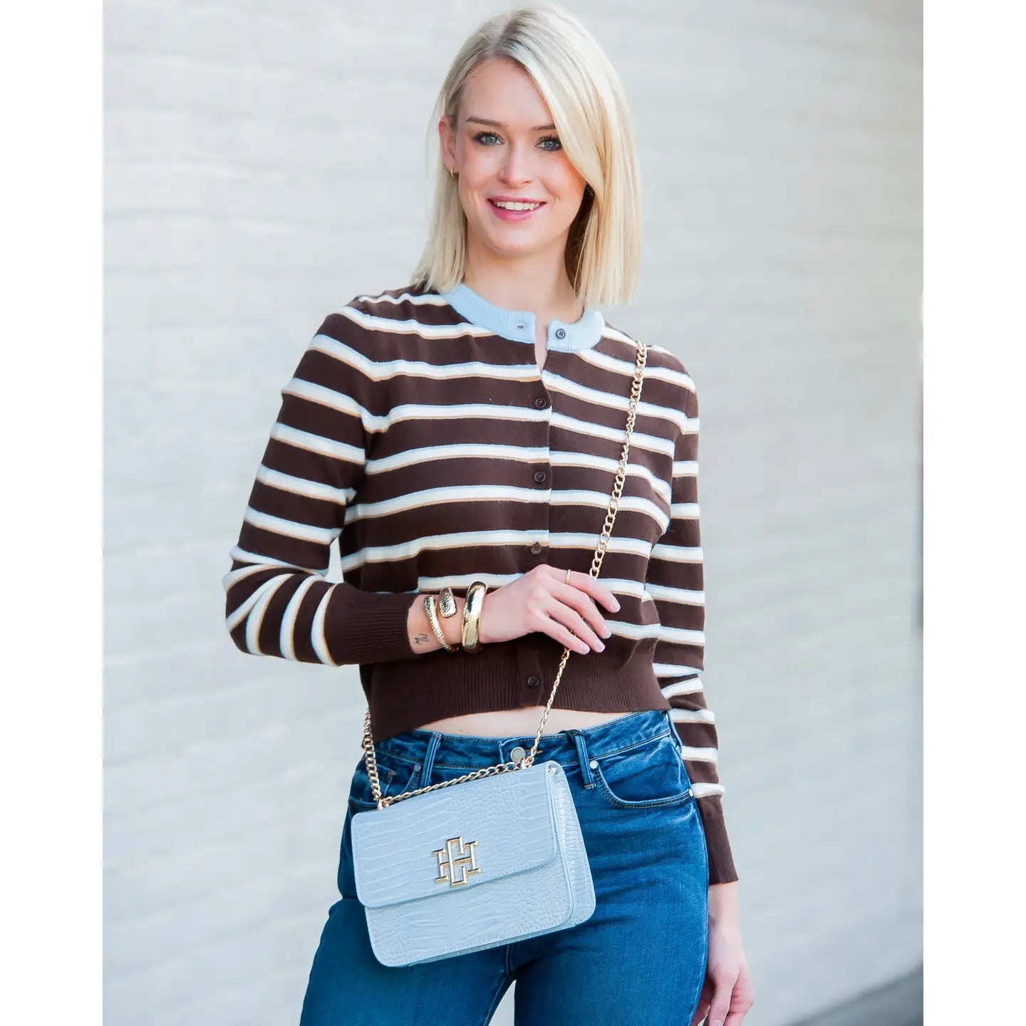 Rory Crossbody Baby Blue Purse