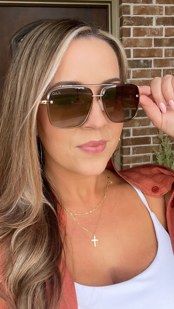 Dallas Brown Pallet Sunglasses