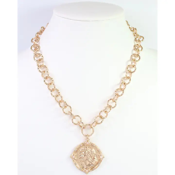 Ballina Coin Link Necklace