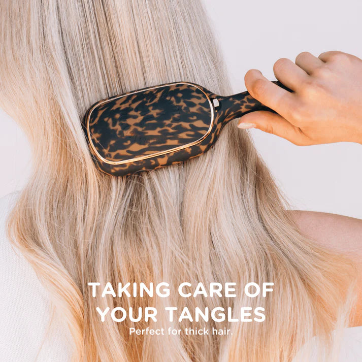 Detangler Brush Teletie Tortoise , Thick Hair