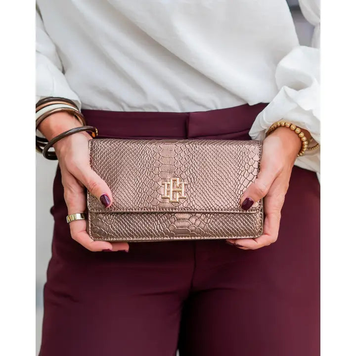 Brynleigh Clutch Crossbody Bronze ES
