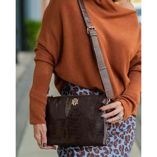 Ariana Crossbody , Chocolate EC