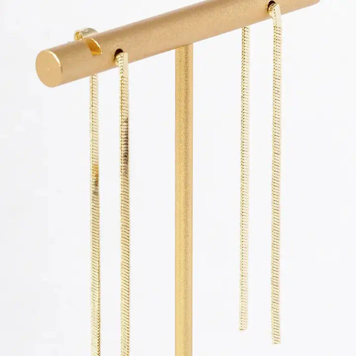 Delicate Chain Drop Earrings