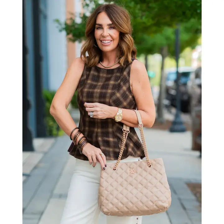 Blair Tote , Latte DQ