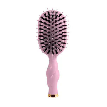 Boar Mini Teletie Brush, Bubblegum Pink