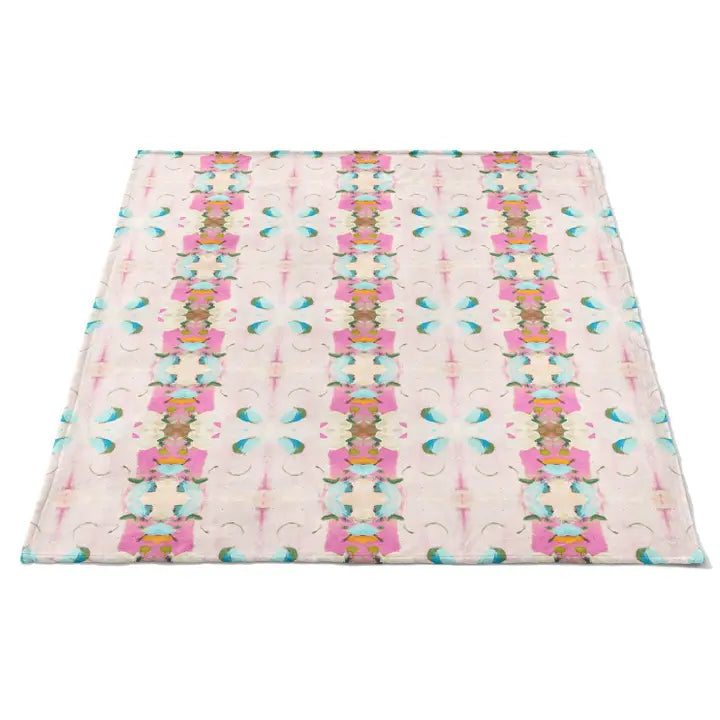 Monet Garden Fleece Blanket