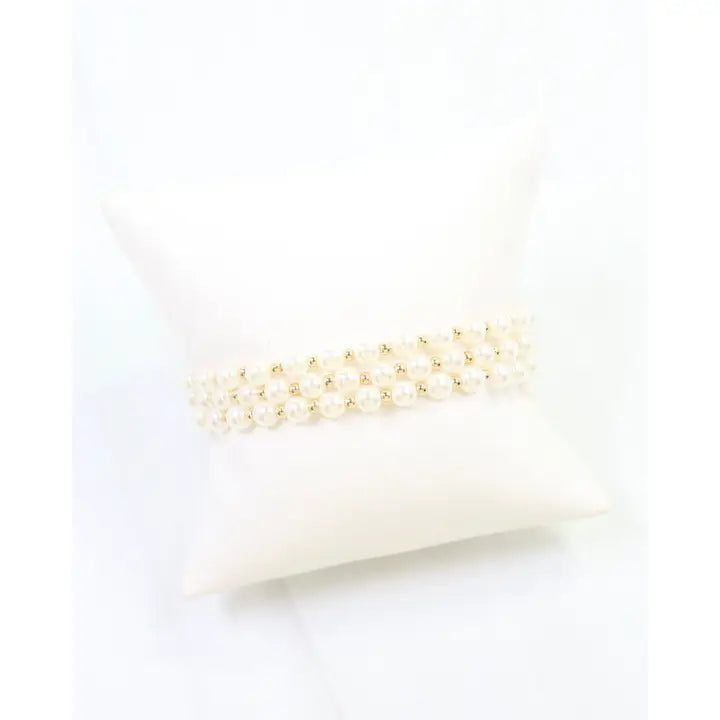 Bardsdale Stretch Pearl Bracelet
