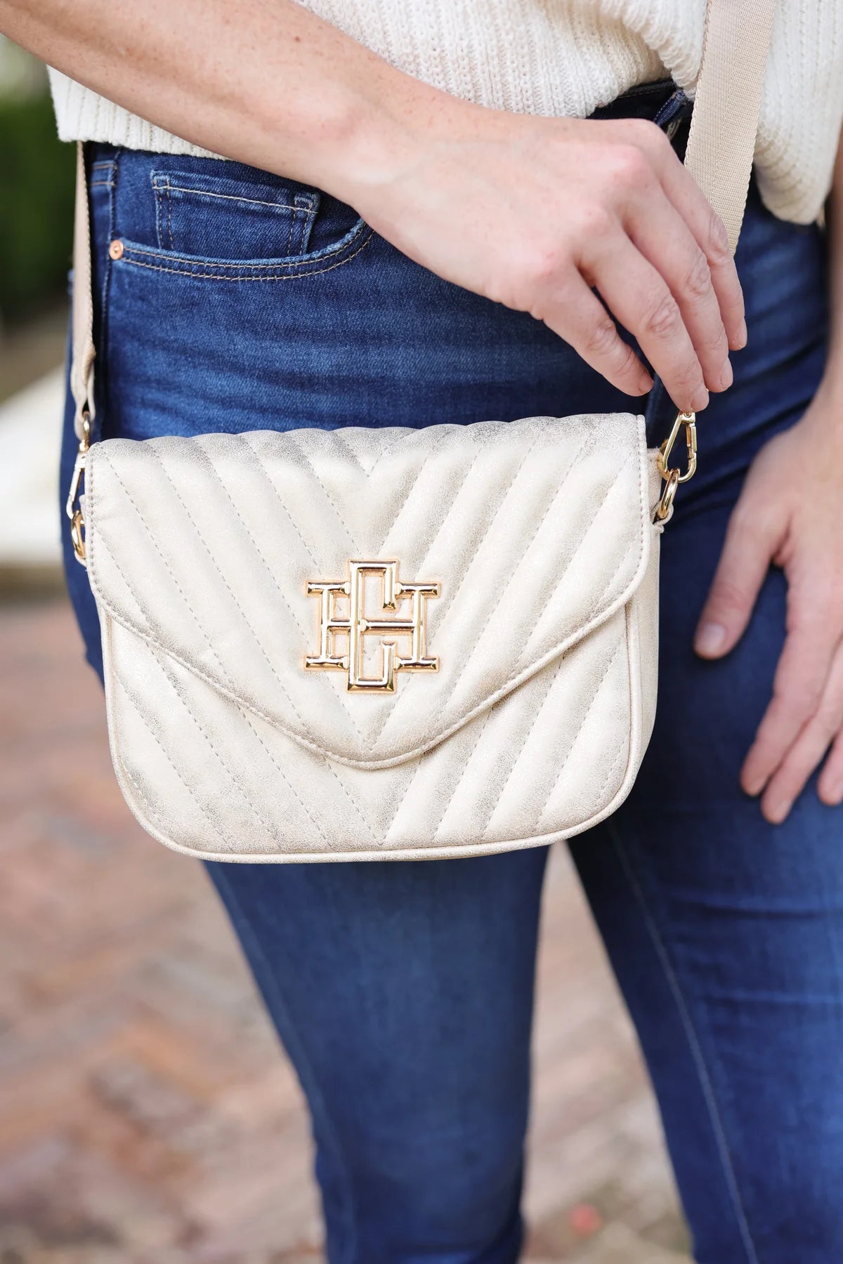 Angela Quilted Crossbody