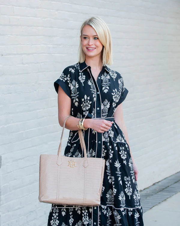 Heath Tote Bag, Latte EC