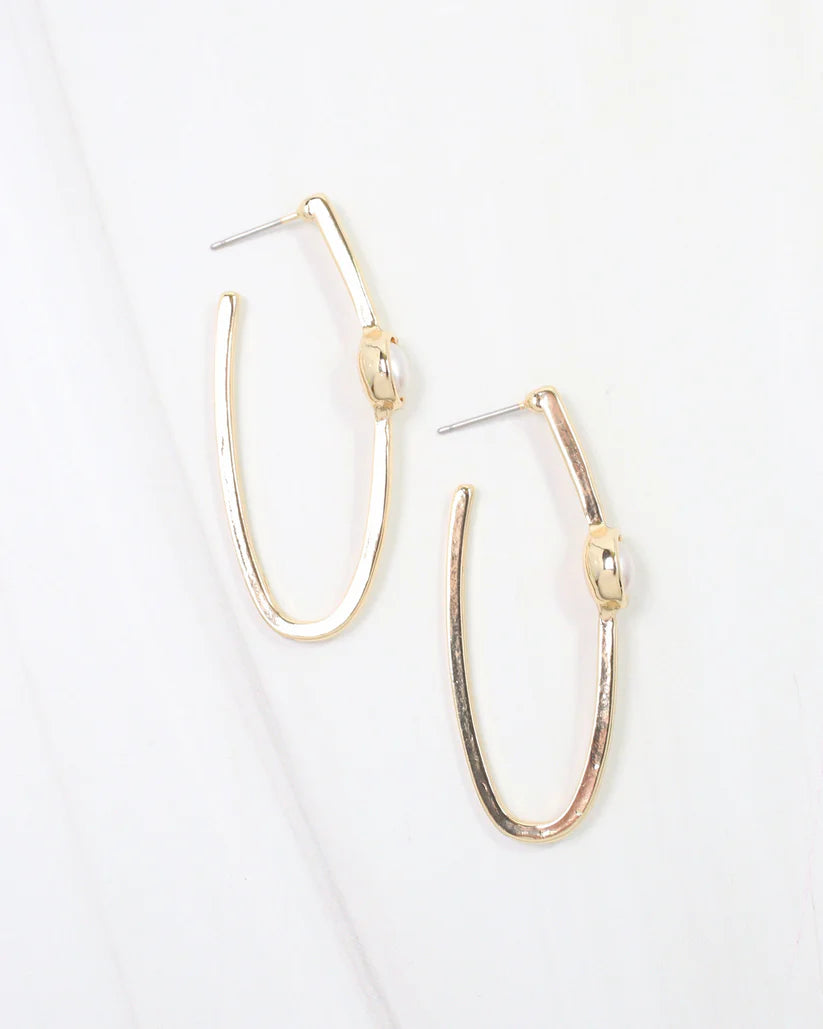 Findlay Pearl Elongated Earrings