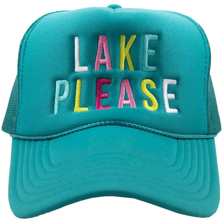 Lake Please Trucker Hat