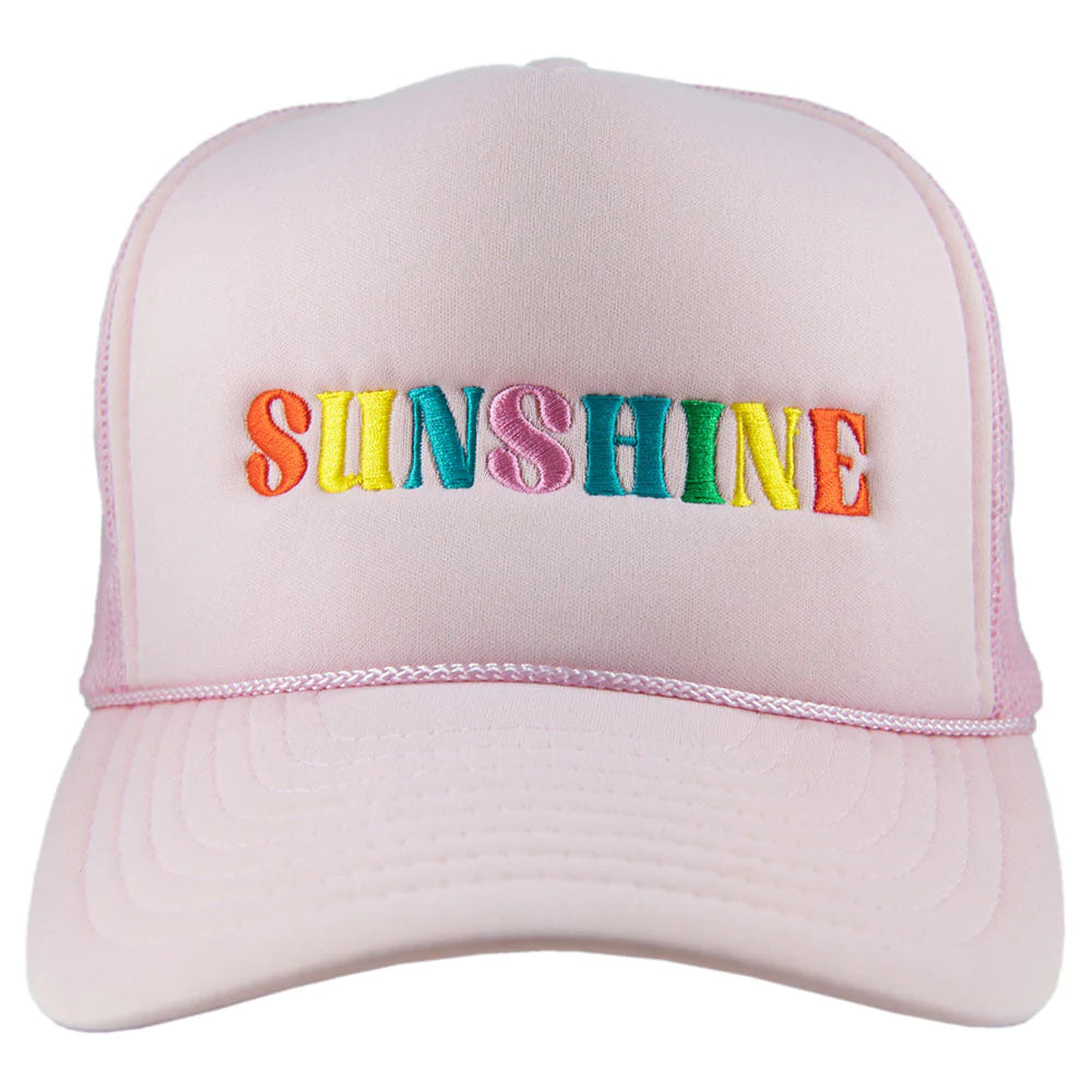 Light Pink Sunshine Trucker Hat