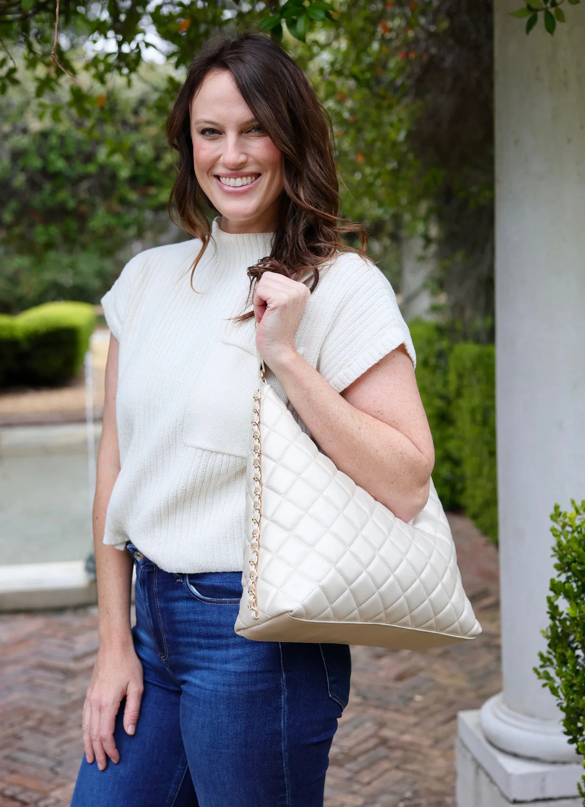 Maeve Quilted Tote