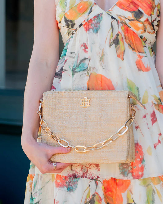 Ariana Crossbody, Natural Lattice