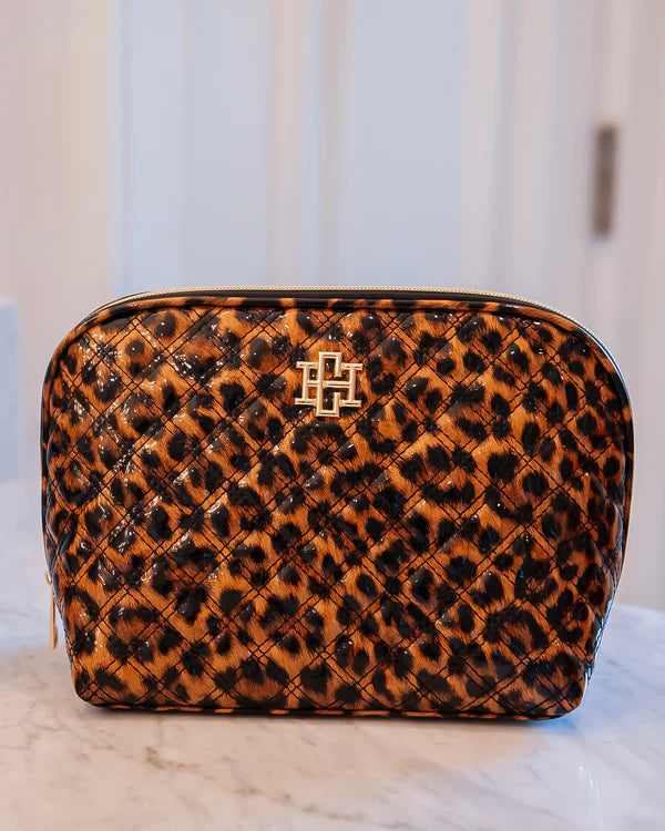 Capri Large Pouch , Spotted Patent