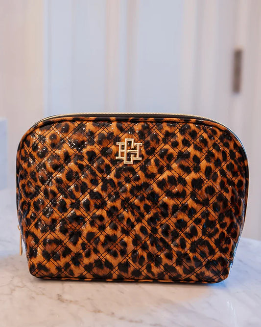 Capri Large Pouch , Spotted Patent