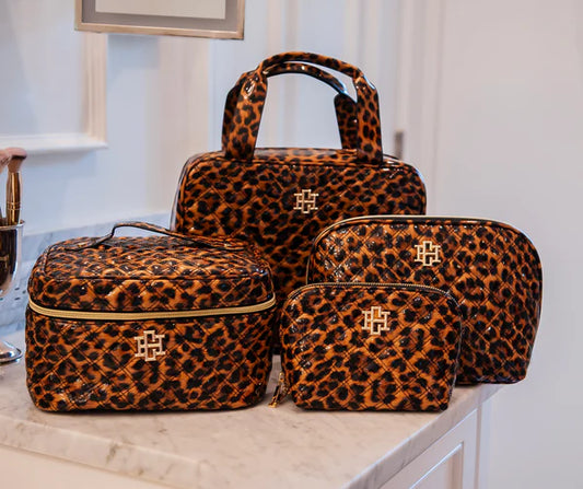 Capri Large Pouch , Spotted Patent