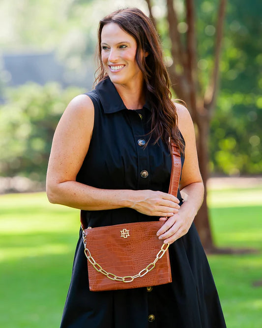 Ariana Crossbody , Saddle EC