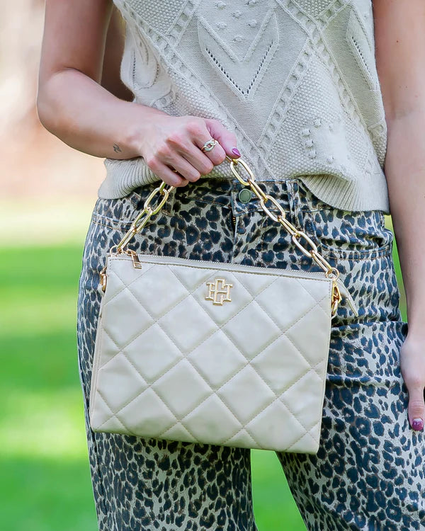 Ariana Crossbody , Gold Shimmer