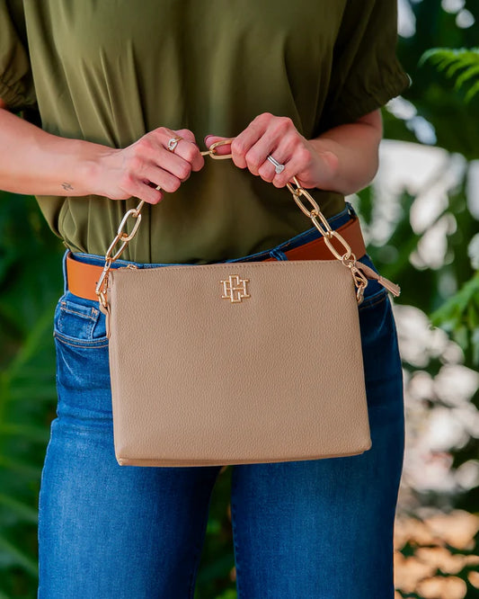 Ariana Crossbody , Taupe